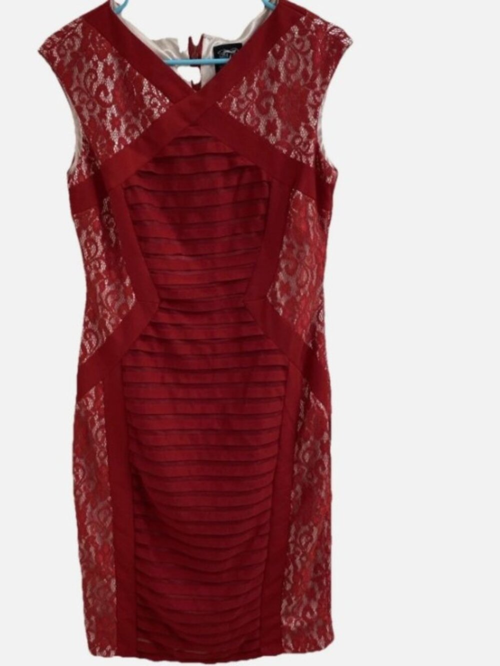 JAX Ladies Red Dress Size 8 Sleeveless